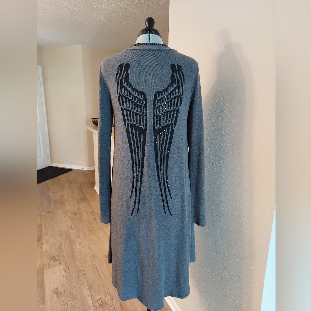 NWOT The Pyramid Collection Night Angel duster jacket sz XL